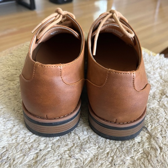 Perry Ellis Brown Leather Men's Shoes Size 9.5 US - Picture 3 of 7